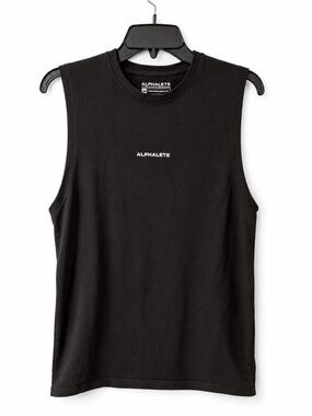 Alphalete Black Performance Fit Muscle Tank |M|